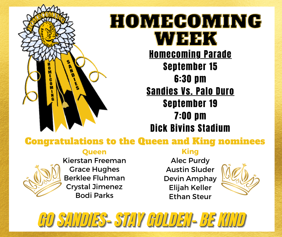 Homecoming Week is Near
